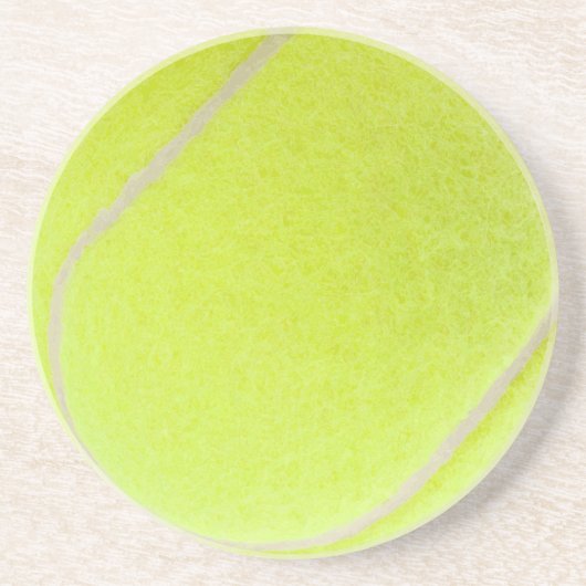 Maßgeschneiderter Tennisball Getränkeuntersetzer (Vorne)