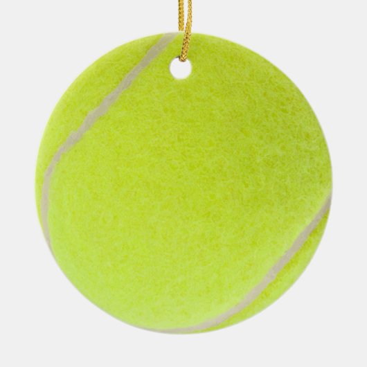 Maßgeschneiderter Tennisball Keramik Ornament (Vorne)