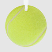 Maßgeschneiderter Tennisball Ornament (Rückseite)