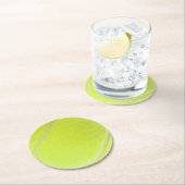 Maßgeschneiderter Tennisball Runder Pappuntersetzer (Vor Ort)