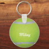 Maßgeschneiderter Tennisball Schlüsselanhänger (Vorderseite)