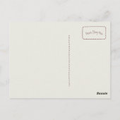 Maßgeschneiderter Text für die Katze und den Gelbe Postkarte (Rückseite)