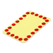 Maßgeschneiderter Text für Tomaten-Zeichn Magnet (Linke Seite)