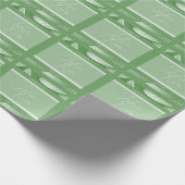 Maßgeschneiderter Text für tropische Hochzeitspapi Geschenkpapier (Ecke)