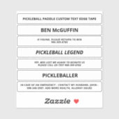 Maßgeschneiderter Text im ICE-Format für das Padde Aufkleber (Blatt)