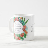 Maßgeschneiderter Text JW 2023 Jahr Psalm 119:160 Kaffeetasse (Vorderseite Links)