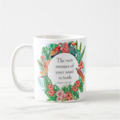 Maßgeschneiderter Text JW 2023 Jahr Psalm 119:160  Kaffeetasse (Links)