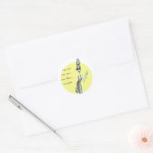 Maßgeschneiderter Tiffanee-Aufkleber Runder Aufkleber (Umschlag)