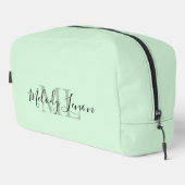 Maßgeschneiderter Toilettenbeutel mit Monogramm Waschbeutel (Rechte Ecke)