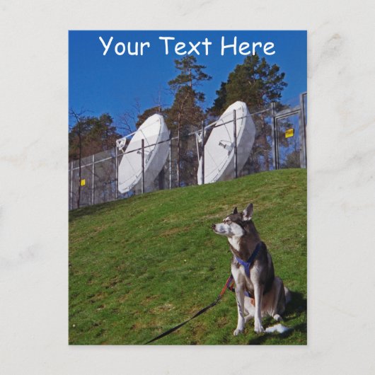 Maßgeschneiderter Tracker Postkarte (Vorderseite)