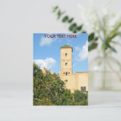 Maßgeschneiderter Turm in Rabat, Marokko Postcard Postkarte (Stehend Vorderseite)