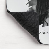 Maßgeschneiderter Valentinstag Modernes Foto Mousepad (Ecke)