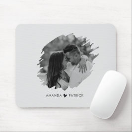 Maßgeschneiderter Valentinstag Modernes Foto Mousepad