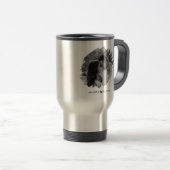 Maßgeschneiderter Valentinstag Modernes Foto Reisebecher (VorderseiteRechts)