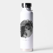 Maßgeschneiderter Valentinstag Modernes Foto Trinkflasche (Links)