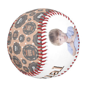 Maßgeschneiderter Vatertag-Baseball Baseball