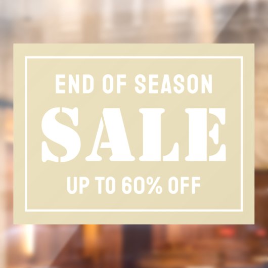 Maßgeschneiderter Verkauf von Business Store Fensteraufkleber (Blatt 2)