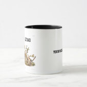 Maßgeschneiderter Vierstreifen-Eichhörnchenkopf Tasse (Zentrum)