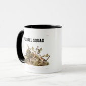 Maßgeschneiderter Vierstreifen-Eichhörnchenkopf Tasse (Vorderseite Links)