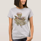 Maßgeschneiderter Vintager Schädel T-Shirt (Vorderseite)