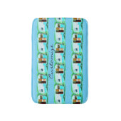 Maßgeschneiderter Vintager Wohnwagen-Camper Thunde Badematte (Vorderseite Vertikal)