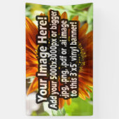 Maßgeschneiderter Vinyl-Banner Vollfarbendruck Banner (Vertikal)