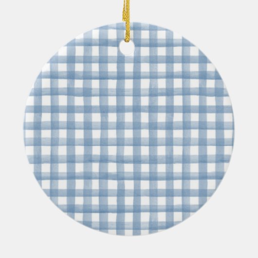 Maßgeschneiderter Wasserfarbenzug Keramik Ornament (Hinten)