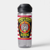 Maßgeschneiderter Wasserflaschen-Stil: CamelBak Ed Trinkflasche (Rückseite)