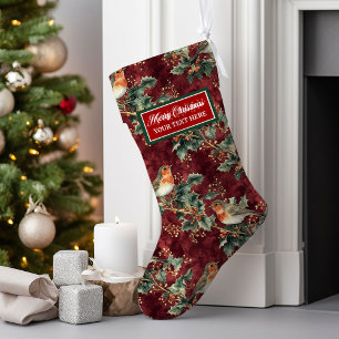 Maßgeschneiderter Weihnachts-Strumpf Personalisier Großer Weihnachtsstrumpf
