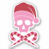 Maßgeschneiderter Weihnachtsmann Aufkleber (Vorderseite)