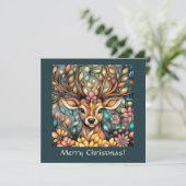 Maßgeschneiderter Whimsikschläger Feiertagskarte (Stehend Vorderseite)