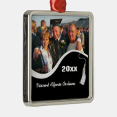 Maßgeschneiderter White Tassel Abschluss Ornament Aus Metall (Rechts)