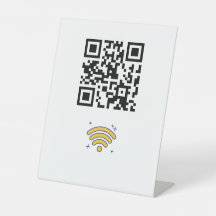 Maßgeschneiderter Wifi Network QR Code Moderner