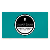 Maßgeschneiderter Zahnarztzirkel Magnetische Visitenkarte (Vorderseite)