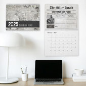 Maßgeschneiderter Zeitungskalender und -planer Kalender