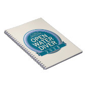 Maßgeschneiderter zertifizierter Open Water Diver Notizblock (Rechte Seite)