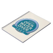 Maßgeschneiderter zertifizierter Open Water Diver Notizblock (Linke Seite)