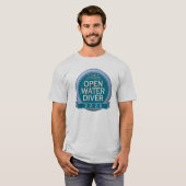 Maßgeschneiderter zertifizierter Open Water Diver T-Shirt (Vorne ganz)