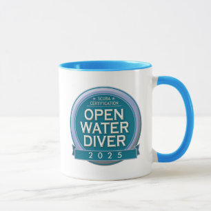 Maßgeschneiderter zertifizierter Open Water Diver Tasse
