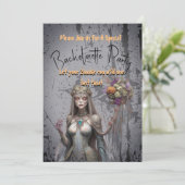 Maßgeschneiderter Zombie Junggeselinnen-Abschied C Einladung (Stehend Vorderseite)