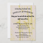 Maßgeschneiderter Zombie Junggeselinnen-Abschied C Einladung (Rückseite)