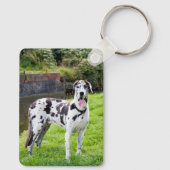 Maßgeschneiderter Zwei-Foto-Schlüsselanhänger aus Schlüsselanhänger (Rückseite)