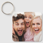 Maßgeschneiderter Zwei-Foto-Schlüsselanhänger aus  Schlüsselanhänger (Vorderseite)