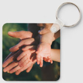 Maßgeschneiderter Zwei-Foto-Schlüsselanhänger aus Schlüsselanhänger (Rückseite)