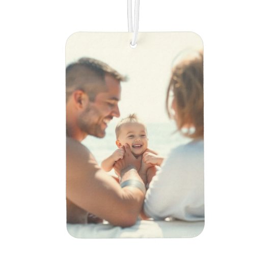 Maßgeschneiderter Zwei-Seiten-Foto-Luftkühler Autolufterfrischer (Rückseite)