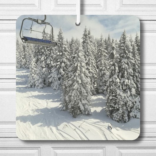 Maßgeschneiderter zweiseitiger Personalisierter Fo Autolufterfrischer