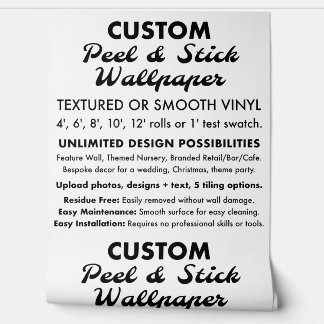 Maßgeschneidertes 2' x 8' Texturierte Pegel & Stic Tapete