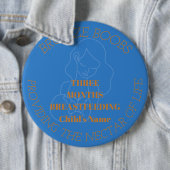 Maßgeschneidertes 3-monatiges Abzeichen Button (Beispiel)