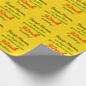 Maßgeschneidertes 92. Geburtstagspapier Geschenkpapier (Ecke)