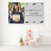 Maßgeschneidertes Abschluss-Foto, Diplom, Cap-Temp Banner (Insitu)